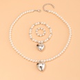 Fashion Electroplating Love Pendant Necklace Bracelet Ring Setpicture15