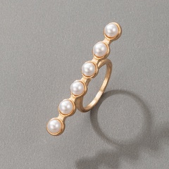 Bague unique en perle de bijoux personnalisés à la mode