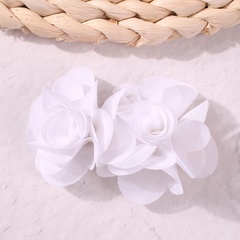 fashion gauze fabric flower hairpin