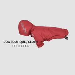 winter dog clothes plus velvet padded jacket waterproof two-legged hooded clothes