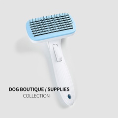 Pet Comb Automatic Hair Comb Dog Self-Cleaning Comb Dogs and Cats Knot Needle Comb Pet Cleaning Supplies Wholesale