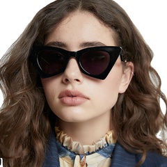 fashion triangle cat eye sunglasses hollow wave 2021 new sunglasses