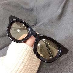 European Hip Hop Concave Sunglasses 2021 New Personalized Sunglasses Ins Vintage Street Shot Trendy Disco Sunglasses