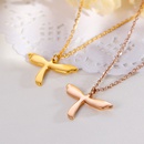 fashion trend stainless steel dragonfly clavicle chain creative personality titanium steel necklacepicture12