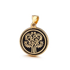 European and American Titanium Ornament Wholesale Men's and Women's Personalized Tree of Life Pendant Stainless Ornament One-Piece Delivery