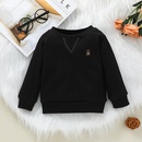 Herbst Kinder langrmelige TShirt Hose schwarzer Anzug koreanische Version Pullover Pullover Boxershorts zweiteiliges Setpicture12