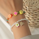 European and American Bohemia handmade soft ceramic pearl multilayer bracelet woven pearl bracelet accessoriespicture9