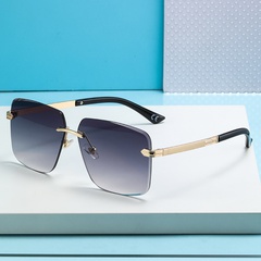 fashion frameless sunglasses 2021 new diamond trim sunglasses sunglasses wholesale