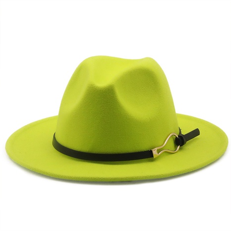 retro bright color jazz woolen hat wholesale Nihaojewelry's discount tags