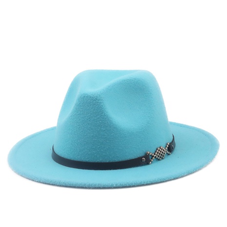 fashion new big solid color brimmed top hats wholesale nihaojewelry's discount tags