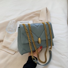 new bag soft leather simple fashion large capacity messenger bag portable tote bag chain bag
