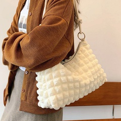 bubble bag new style portable fashion niche one-shoulder underarm bag texture commuter bag tote bag