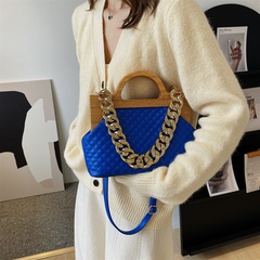 wooden handle handbags new style fashion fold female bag chain bag messenger shell bag
