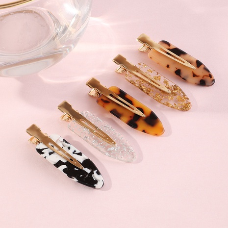 resin hit color seamless korean style duckbill clip wholesale jewelry Nihaojewelry's discount tags