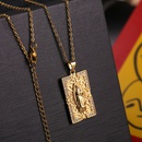 Kupfer eingelegter Zirkon Jungfrau Maria Portrt Anhnger Halskette Grohandel Schmuck Nihaojewelrypicture9