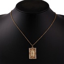 Kupfer eingelegter Zirkon Jungfrau Maria Portrt Anhnger Halskette Grohandel Schmuck Nihaojewelrypicture10