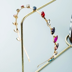 fashion alloy diamond-studded thin-edged headband wholesale Nihaojewelry