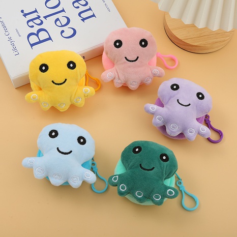 color small octopus plush doll pendant cute keychain accessories wholesale Nihaojewelry's discount tags