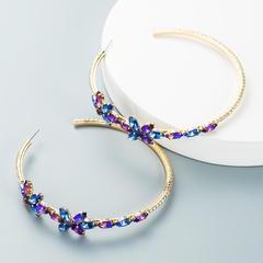 stained glass diamond flower earrings wholesale nihaojewelry