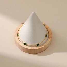 copper green zircon simple adjustable fine anklet jewelry wholesale Nihaojewelrypicture20