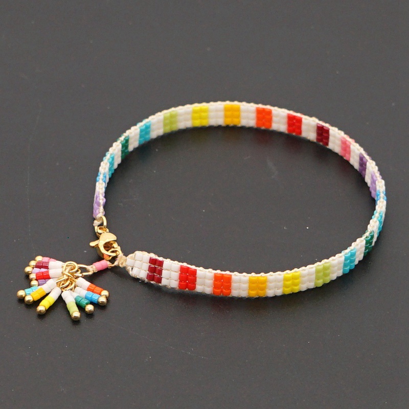 bohemian style color miyuki bead handwoven bracelet wholesale jewelry Nihaojewelry