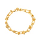 simple alloy Ushaped chain bracelet jewelry wholesale Nihaojewelrypicture11