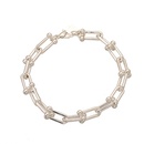 simple alloy Ushaped chain bracelet jewelry wholesale Nihaojewelrypicture12