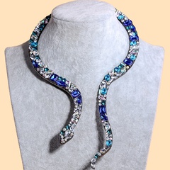 fashion diamond zodiac pendent alloy necklace wholesale Nihaojewelry