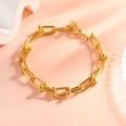 simple alloy Ushaped chain bracelet jewelry wholesale Nihaojewelrypicture13
