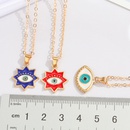 fashion eightpointed star eye pendent alloy necklace wholesale Nihaojewelrypicture9