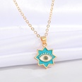 fashion eightpointed star eye pendent alloy necklace wholesale Nihaojewelrypicture14
