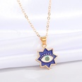 fashion eightpointed star eye pendent alloy necklace wholesale Nihaojewelrypicture15