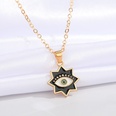fashion eightpointed star eye pendent alloy necklace wholesale Nihaojewelrypicture18