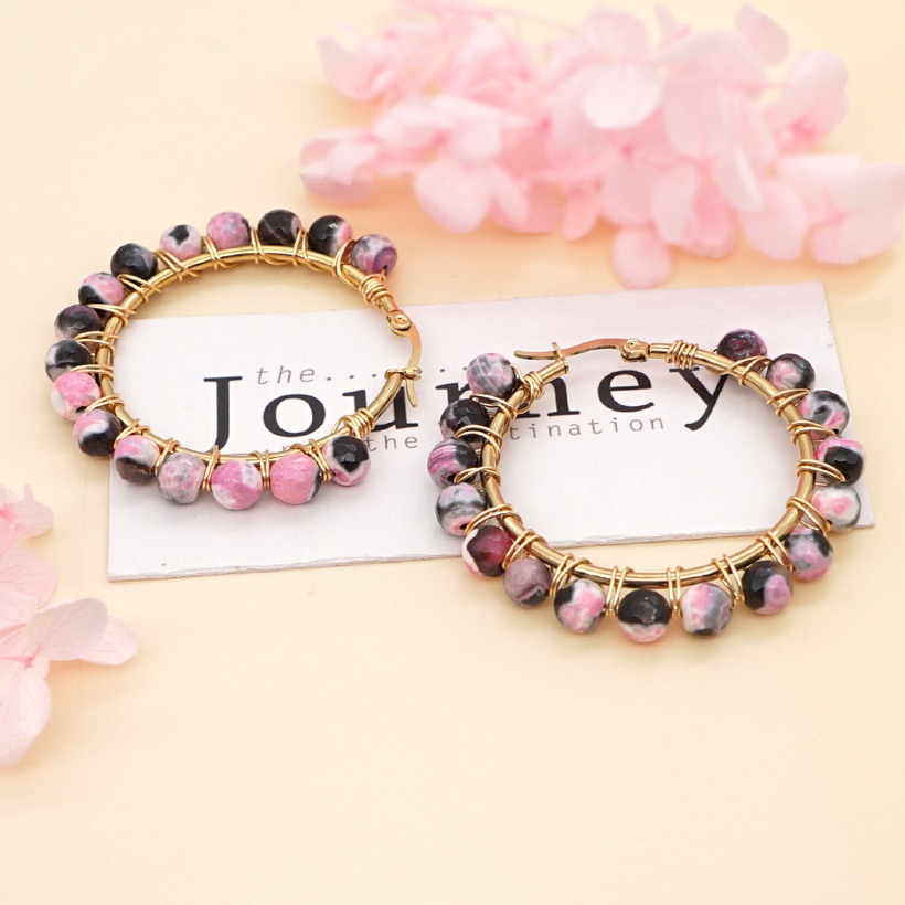 Bijoux Fantaisie Boucles Doreilles | Perles Colores Style Bohme Grandes Boucles D39oreilles Croles Bijoux En Gros Nihaojewelry - ET41174