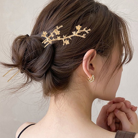 Metal plum flower hairpin wholesale jewelry Nihaojewelry's discount tags