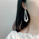 pearl hollow dropshaped retro earrings wholesale jewelry Nihaojewelrypicture14