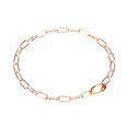 retro copper screw buckle heart bracelet necklace set wholesale Nihaojewelrypicture31