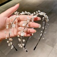 retro pearl flower double headband wholesale Nihaojewelrypicture14