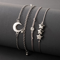 bracelet en corde tressée 4 pièces étoile à cinq branches à la mode en gros Nihaojewelry