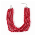 Beads Fashion Geometric necklace  white NHCT0352whitepicture3