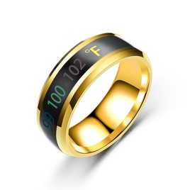 Europische und amerikanische Mode neue intelligente Temperatur anfertigung Paar Ring EKGAnzeige Temperatur ring Quelle Hersteller neue Anpassungpicture114