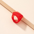 simple exaggerated red acrylic ringpicture13