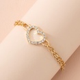 simple diamond heart braceletpicture13