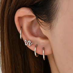 fashion new geometric snake-shaped ear clip wholesale Nihaojewelry
