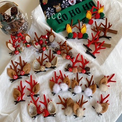 Christmas Ornaments Antlers Elk Ears Hairpin Wholesale Nihaojewelry