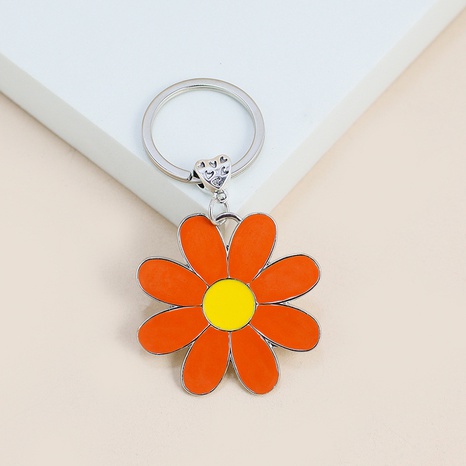 fashion clashing color daisy keychain wholesale Nihaojewelry's discount tags