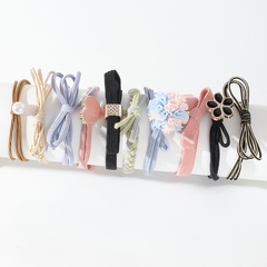 Conjunto simple coreano de la cuerda del pelo de la goma al por mayor Nihaojewelry