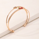 Lovely simple cherry peach heart golden bracelet wholesale Nihaojewelrypicture9