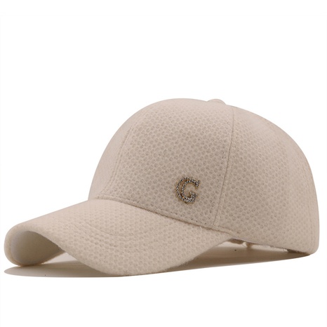 retro fashion corduroy DG solid color baseball hat wholesale nihaojewelry's discount tags