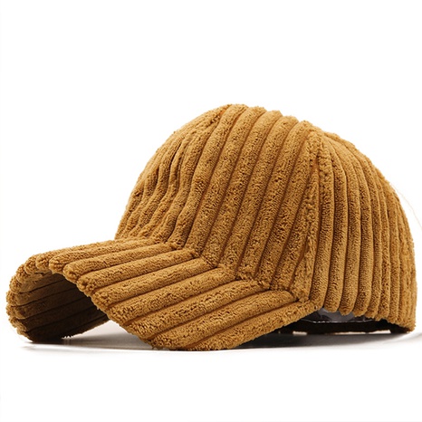fashion casual solid color stripe corduroy cap wholesale nihaojewelry's discount tags
